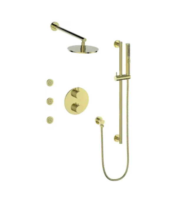 Vogt Drava 3-Way Thermostatic Shower Kit SET.DA.320.810 - Image 5