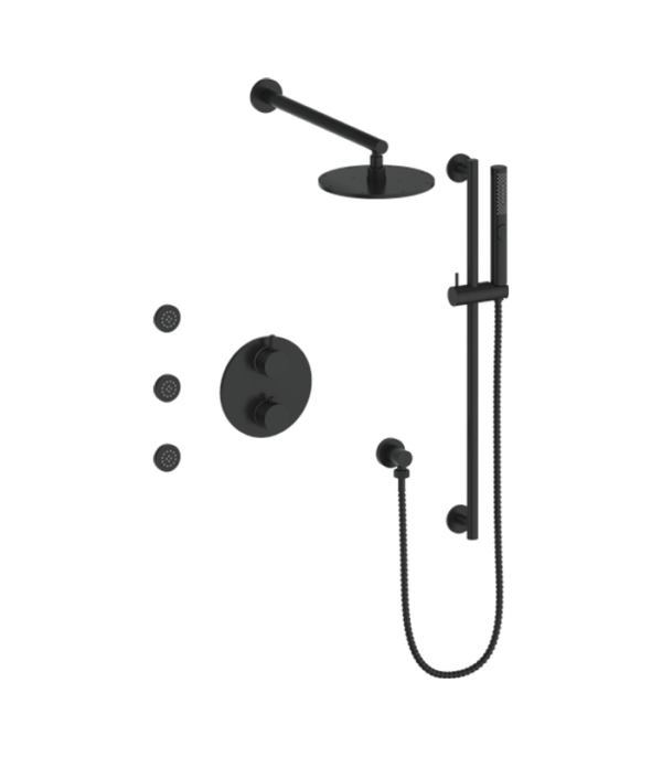 Vogt Drava 3-Way Thermostatic Shower Kit SET.DA.320.810 - Image 2