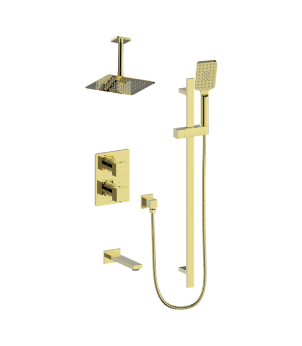 Vogt Kapfenberg 3-Way Thermostatic Shower Kit with 6-Inch Ceiling Arm Shower Kit SET.KG.320.316 - Image 4