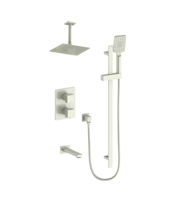 Vogt Kapfenberg 3-Way Thermostatic Shower Kit with 6-Inch Ceiling Arm Shower Kit SET.KG.320.316 - Image 2