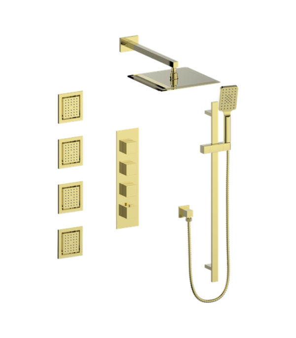 Vogt Kapfenberg 3/4″ High-Flow Shower Kit with Body Jets Shower Kit SET.KG.350.930 - Image 4