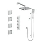 Vogt Kapfenberg 3/4″ High-Flow Shower Kit with Body Jets Shower Kit SET.KG.350.930