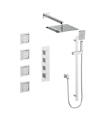 Vogt Kapfenberg 3/4″ High-Flow Shower Kit with Body Jets Shower Kit SET.KG.350.930
