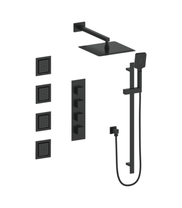Vogt Kapfenberg 3/4″ High-Flow Shower Kit with Body Jets Shower Kit SET.KG.350.930 - Image 3