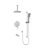 Vogt Lusten 3-Way Shower Kit with 6" Ceiling Arm SET.LN.310.316
