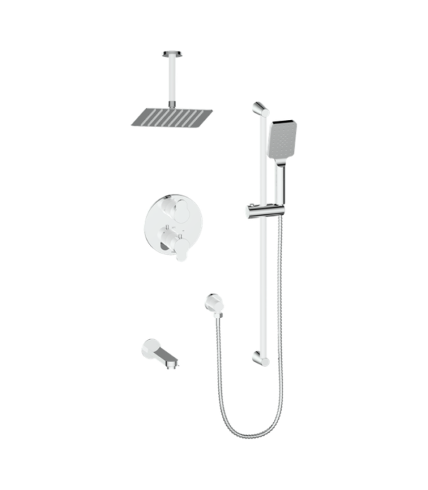 Vogt Lusten 6″ Ceiling Arm 3-Way Shower Kit SET.LN.320.316 - Image 2