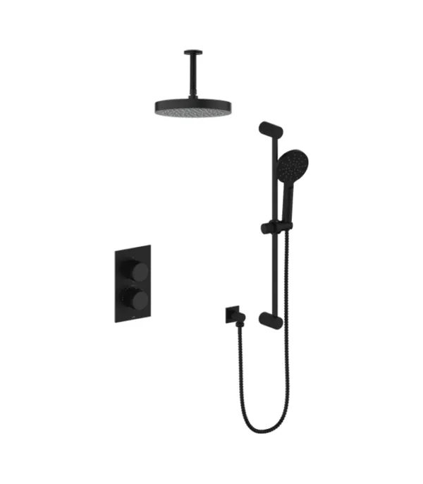 Vogt Mond 2-Way Thermostatic Shower Kit 6″ Ceiling Arm SET.MX.220.216 - Image 2