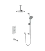 Vogt Mond 3-Way Thermostatic Shower Kit with 6-Inch Ceiling Arm SET.MX.320.316
