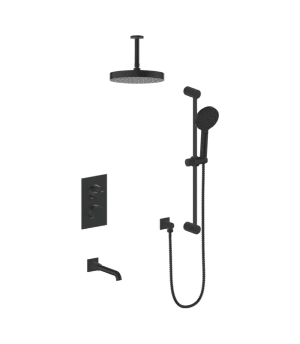 Vogt Mond 3-Way Thermostatic Shower Kit with 6-Inch Ceiling Arm SET.MX.320.316 - Image 2