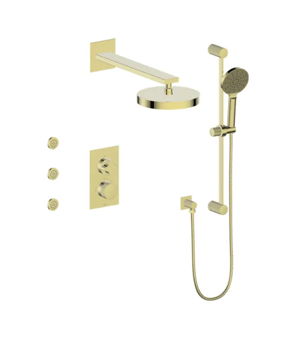 Vogt Mond 3-Way Thermostatic Shower Kit with Body Jets SET.MX.320.810 - Image 3