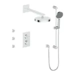 Vogt Mond 3-Way Thermostatic Shower Kit with Body Jets SET.MX.320.810