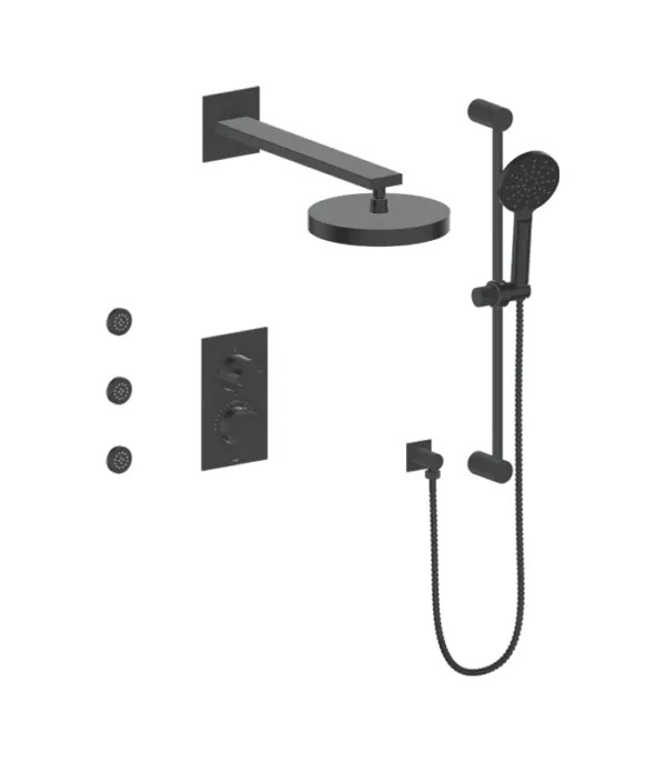 Vogt Mond 3-Way Thermostatic Shower Kit with Body Jets SET.MX.320.810 - Image 2