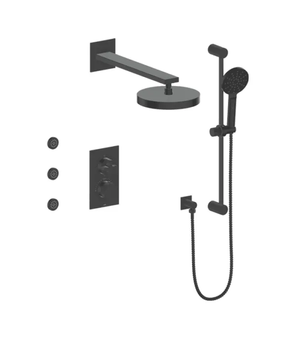 Vogt Mond 3-Way Thermostatic Shower Kit with Body Jets SET.MX.320.810 - Image 2