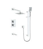 Vogt Niveau 3-Way Thermostatic Shower Kit Shower Package SET.NU.320.310