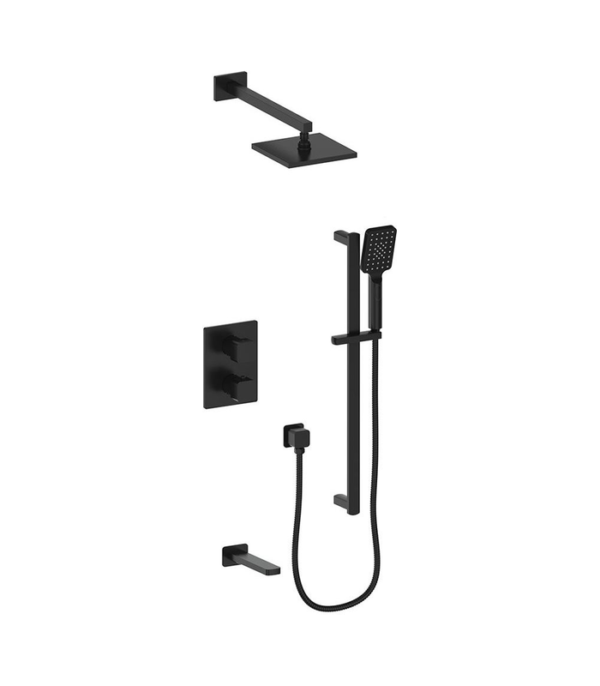 Vogt Niveau 3-Way Thermostatic Shower Kit Shower Package SET.NU.320.310 - Image 2