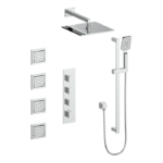 Vogt Niveau 3/4″ High-Flow Thermostatic Body Jet Shower Package SET.NU.350.930