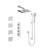 Vogt Niveau 3/4″ High-Flow Thermostatic Body Jet Shower Package SET.NU.350.930