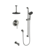 Vogt Worgl 3-Way Rainfall System with 6″ Ceiling Arm Shower Kit SET.OR.310.316 - Image 3