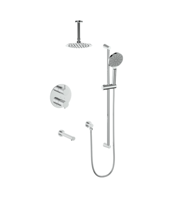 Vogt Worgl 3-Way Thermostatic Shower Kit with 6-Inch Ceiling Arm SET.WL.320.316 - Image 5