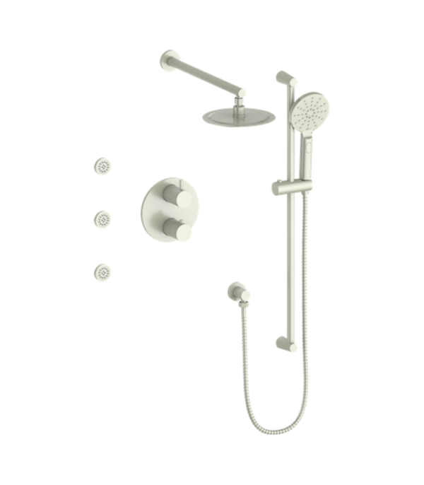 Vogt Wörgl 8″ 3-Way Thermostatic Shower Kit with Body Jets SET.WL.320.810 - Image 2