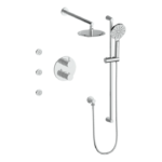 Vogt Wörgl 8″ 3-Way Thermostatic Shower Kit with Body Jets SET.WL.320.810