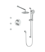 Vogt Wörgl 8″ 3-Way Thermostatic Shower Kit with Body Jets SET.WL.320.810