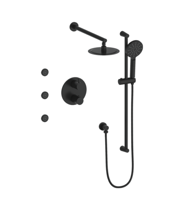 Vogt Wörgl 8″ 3-Way Thermostatic Shower Kit with Body Jets SET.WL.320.810 - Image 3