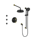 Vogt Zehn 3-Way Thermostatic Shower Kit with Body Jets Shower Kit SET.ZX.320.810 - Image 8