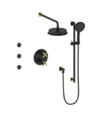 Vogt Zehn 3-Way Thermostatic Shower Kit with Body Jets Shower Kit SET.ZX.320.810 - Image 8