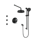 Vogt Zehn 3-Way Thermostatic Shower Kit with Body Jets Shower Kit SET.ZX.320.810 - Image 5