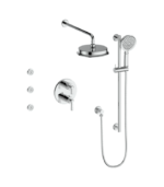 Vogt Zehn 3-Way Thermostatic Shower Kit with Body Jets Shower Kit SET.ZX.320.810