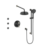 Vogt Zehn 3-Way Thermostatic Shower Kit with Body Jets Shower Kit SET.ZX.320.810 - Image 7