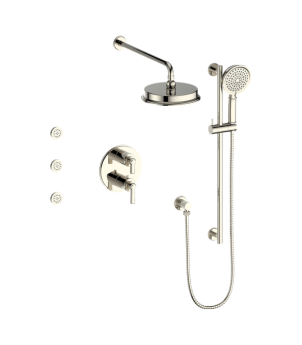 Vogt Zehn 3-Way Thermostatic Shower Kit with Body Jets Shower Kit SET.ZX.320.810 - Image 3