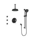 Vogt Zehn 3-Way Thermostatic Shower Kit with Body Jets and 6-Inch Ceiling Arm Shower Kit SET.ZX.320.816 - Image 5