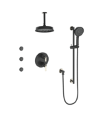 Vogt Zehn 3-Way Thermostatic Shower Kit with Body Jets and 6-Inch Ceiling Arm Shower Kit SET.ZX.320.816 - Image 7