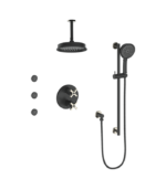 Vogt Zehn 3-Way Thermostatic Shower Kit with Body Jets and 6-Inch Ceiling Arm Shower Kit SET.ZX.320.816 - Image 7
