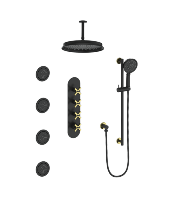Vogt Zehn 3/4″ High-Flow Thermostatic Shower Kit 12″ Showerhead SET.ZX.350.936 - Image 8