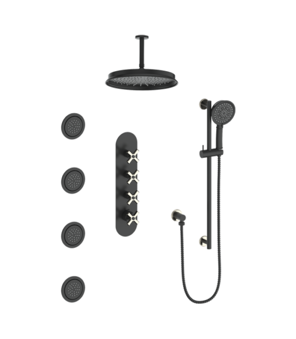Vogt Zehn 3/4″ High-Flow Thermostatic Shower Kit 12″ Showerhead SET.ZX.350.936 - Image 7
