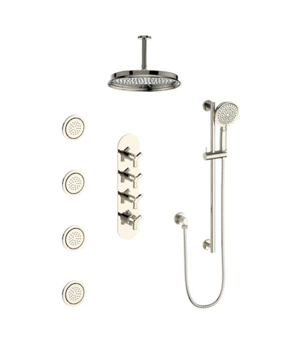 Vogt Zehn 3/4″ High-Flow Thermostatic Shower Kit 12″ Showerhead SET.ZX.350.936 - Image 3