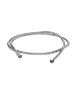 Aquabrass SH235 Double Helix Interlock Metal Shower Hose with Swivel, 1/2-Inch Connections