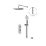 Aquabrass SHOWERBOX01 2-Way Shared Shower System SHOWERBOX01