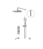 Aquabrass SHOWERBOX02N 3-Way Shared Shower System