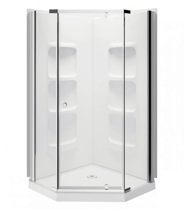 Bain Signature Marshall No Walls Shower Enclosure Chrome - Image 2