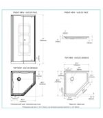 Bain Signature Marshall No Walls Shower Enclosure Chrome - Image 11