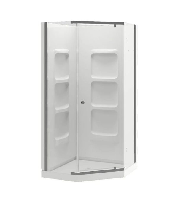 Bain Signature Marshall No Walls Shower Enclosure Chrome - Image 3