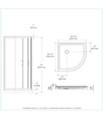 Bain Signature Marshall No Walls Shower Enclosure Black - Image 11