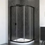 Bain Signature Marshall No Walls Shower Enclosure Black