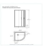 Bain Signature Marshall No Walls Shower Enclosure Chrome - Image 10