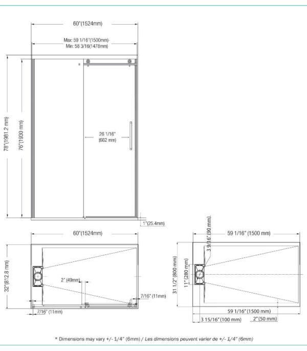Bain Signature Valerie 60x32 Shower Enclosure SKU-SK6-3260 - Image 10