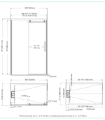 Bain Signature Valerie 32 x 60 Shower Enclosure MRKIT - Image 10